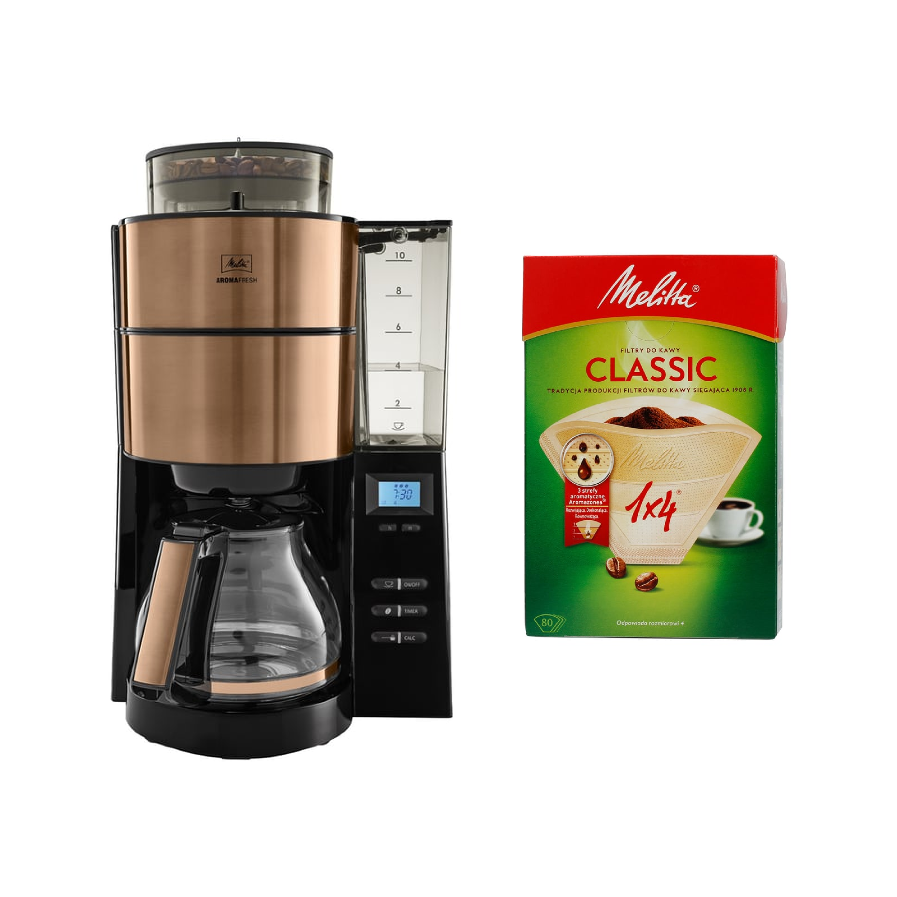 Melitta Aromafresh Black / Copper Stainless Steel - Coffeedesk